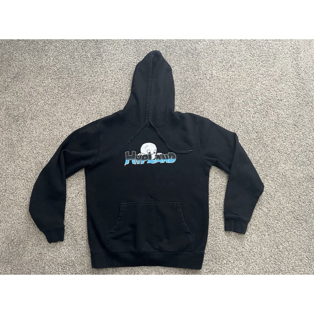 Rare Hypland x Casper the Friendly Ghost collaboration hoodie Sweater Size Small
